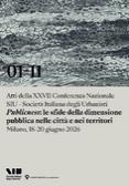 Atti della XXVII Conferenza Nazionale SIU, Cover voll.01-11